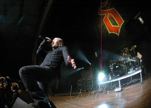 Shinedown at Riverbend Music Center Cincinnati, OH on October 24, 2005 &mdash; concert photo by Wayne Dennon