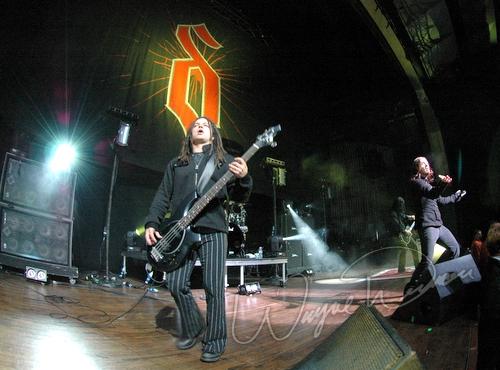 Shinedown at Riverbend Music Center Cincinnati, OH on October 24, 2005 &mdash; concert photo by Wayne Dennon