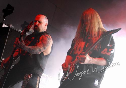 Slayer at Lifestyle Communities Pavilion Columbus, OH on February 12, 2007 &mdash; concert photo by Wayne Dennon