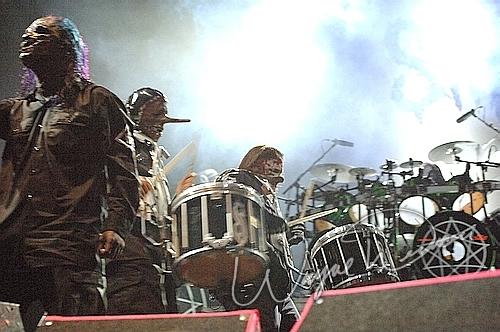Slipknot at U.S. Bank Arena Cincinnati, OH on October 14, 2005 &mdash; concert photo by Wayne Dennon