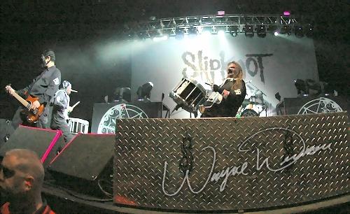 Slipknot at U.S. Bank Arena Cincinnati, OH on October 14, 2005 &mdash; concert photo by Wayne Dennon