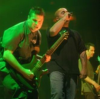 Staind at Freedom Hall Louisville, KY on June 6, 2003 &mdash; concert photo by Wayne Dennon