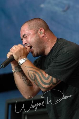 Staind at Rolling Rock Town Fair Latrobe, PA on July 31, 2004 &mdash; concert photo by Wayne Dennon