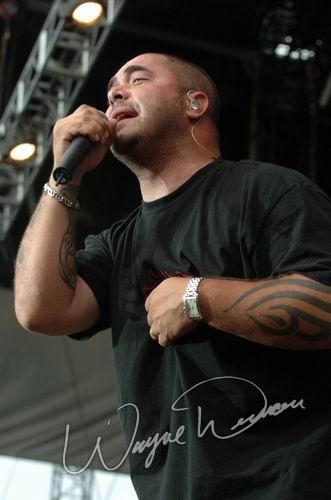 Staind at Rolling Rock Town Fair Latrobe, PA on July 31, 2004 &mdash; concert photo by Wayne Dennon