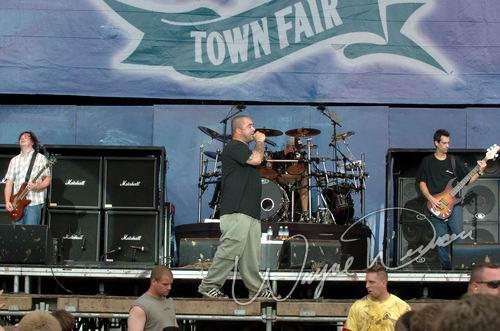 Staind at Rolling Rock Town Fair Latrobe, PA on July 31, 2004 &mdash; concert photo by Wayne Dennon