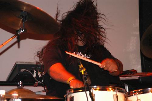 Strapping Young Lad at Agora Theater Cleveland, OH on September 5, 2003 &mdash; concert photo by Wayne Dennon