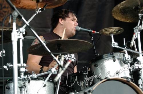 Atreyu at Ozzfest Columbus, OH on July 20, 2004 &mdash; concert photo by Wayne Dennon