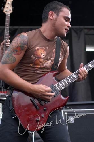 Atreyu at Ozzfest Columbus, OH on July 20, 2004 &mdash; concert photo by Wayne Dennon