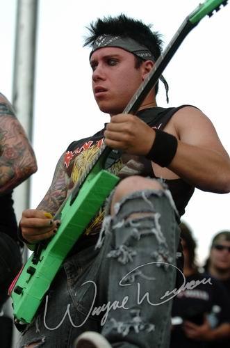 Atreyu at Ozzfest Columbus, OH on July 20, 2004 &mdash; concert photo by Wayne Dennon
