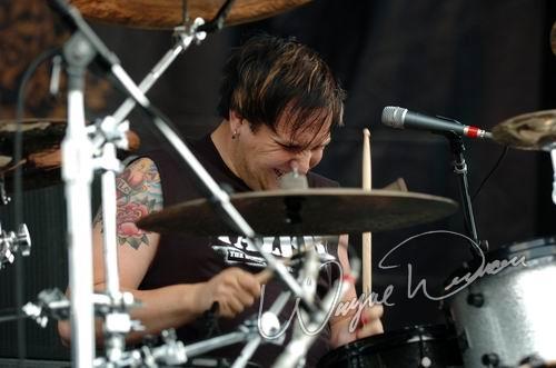 Atreyu at Ozzfest Columbus, OH on July 20, 2004 &mdash; concert photo by Wayne Dennon