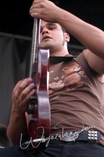 Atreyu at Ozzfest Columbus, OH on July 20, 2004 &mdash; concert photo by Wayne Dennon
