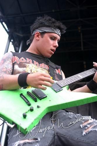 Atreyu at Ozzfest Columbus, OH on July 20, 2004 &mdash; concert photo by Wayne Dennon