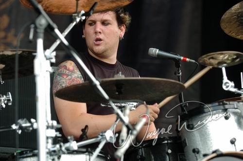 Atreyu at Ozzfest Columbus, OH on July 20, 2004 &mdash; concert photo by Wayne Dennon
