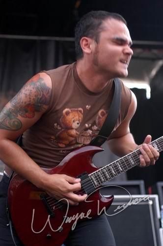 Atreyu at Ozzfest Columbus, OH on July 20, 2004 &mdash; concert photo by Wayne Dennon