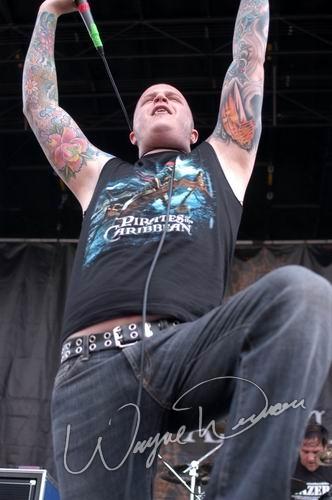 Atreyu at Ozzfest Columbus, OH on July 20, 2004 &mdash; concert photo by Wayne Dennon