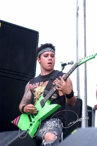 Atreyu at Ozzfest Columbus, OH on July 20, 2004 &mdash; concert photo by Wayne Dennon