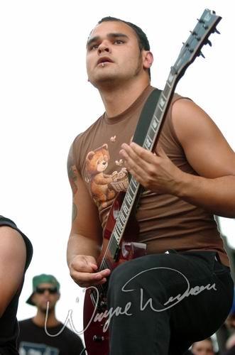 Atreyu at Ozzfest Columbus, OH on July 20, 2004 &mdash; concert photo by Wayne Dennon