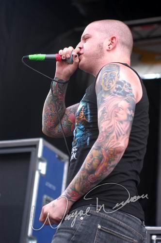 Atreyu at Ozzfest Columbus, OH on July 20, 2004 &mdash; concert photo by Wayne Dennon