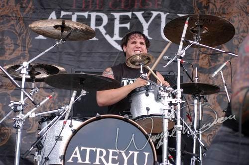Atreyu at Ozzfest Columbus, OH on July 20, 2004 &mdash; concert photo by Wayne Dennon