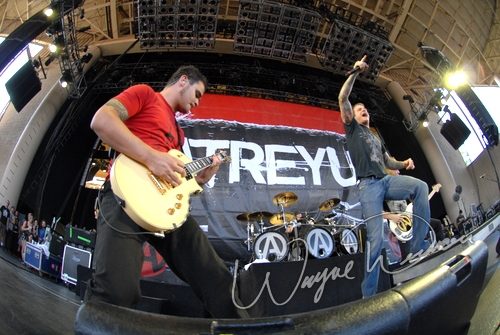 Atreyu at Verizon Wireless Music Center Noblesville, IN on August 10, 2007 &mdash; concert photo by Wayne Dennon