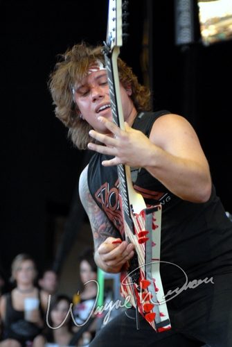 Atreyu at Verizon Wireless Music Center Noblesville, IN on August 10, 2007 &mdash; concert photo by Wayne Dennon