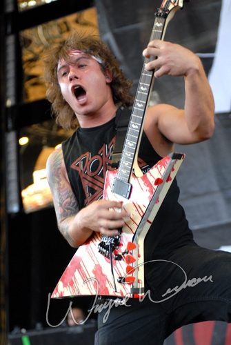 Atreyu at Verizon Wireless Music Center Noblesville, IN on August 10, 2007 &mdash; concert photo by Wayne Dennon