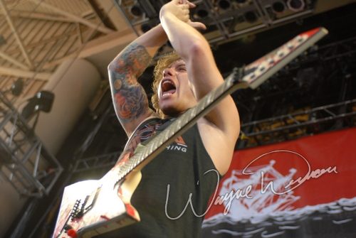 Atreyu at Verizon Wireless Music Center Noblesville, IN on August 10, 2007 &mdash; concert photo by Wayne Dennon