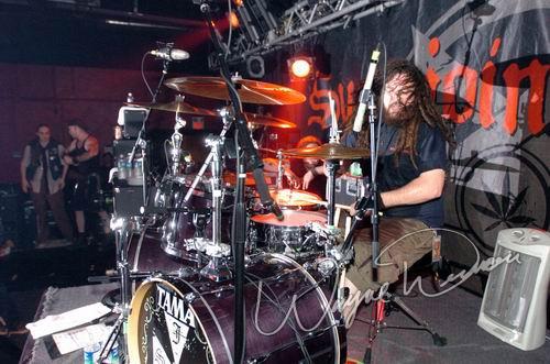 Superjoint Ritual at Jillian's Louisville, KY on July 21, 2004 &mdash; concert photo by Wayne Dennon