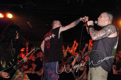Superjoint Ritual at Jillian's Louisville, KY on July 21, 2004 &mdash; concert photo by Wayne Dennon