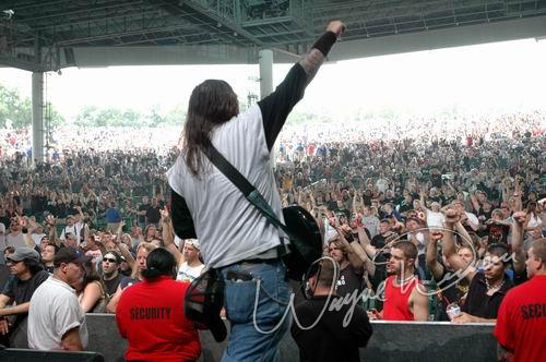 Superjoint Ritual at DTE Energy Music Theatre Clarkston, MI on August 17, 2004 &mdash; concert photo by Wayne Dennon