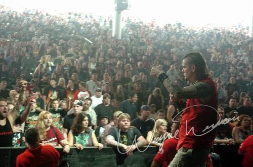Superjoint Ritual at DTE Energy Music Theatre Clarkston, MI on August 17, 2004 &mdash; concert photo by Wayne Dennon