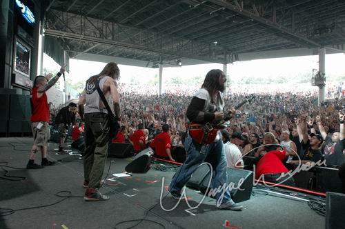Superjoint Ritual at DTE Energy Music Theatre Clarkston, MI on August 17, 2004 &mdash; concert photo by Wayne Dennon