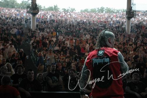 Superjoint Ritual at DTE Energy Music Theatre Clarkston, MI on August 17, 2004 &mdash; concert photo by Wayne Dennon