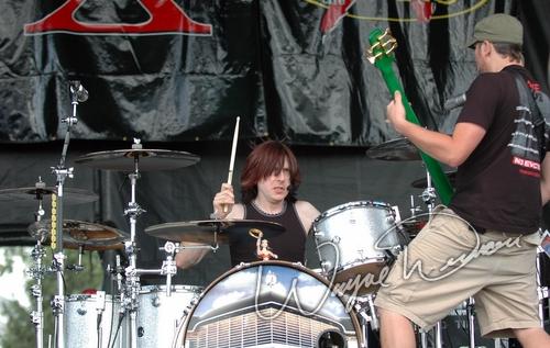 Theory Of A Dead Man at X-Fest Dayton, OH on September 18, 2005 &mdash; concert photo by Wayne Dennon