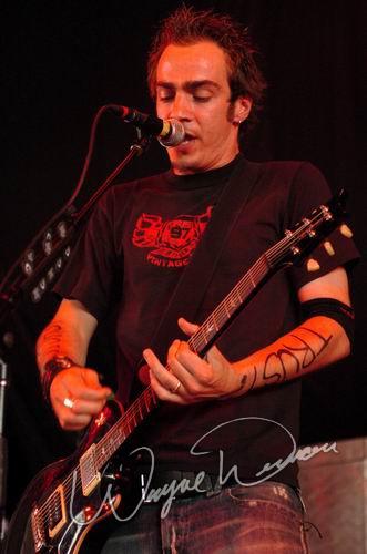 Three Days Grace at Riverbend Music Center Cincinnati, OH on July 7, 2004 &mdash; concert photo by Wayne Dennon