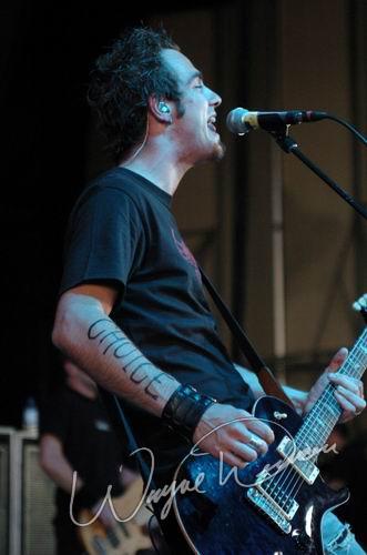 Three Days Grace at Riverbend Music Center Cincinnati, OH on July 7, 2004 &mdash; concert photo by Wayne Dennon