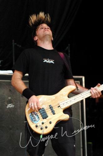Three Days Grace at Riverbend Music Center Cincinnati, OH on July 7, 2004 &mdash; concert photo by Wayne Dennon
