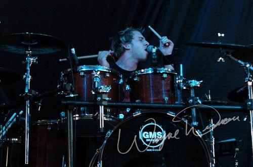 Three Days Grace at Riverbend Music Center Cincinnati, OH on July 7, 2004 &mdash; concert photo by Wayne Dennon