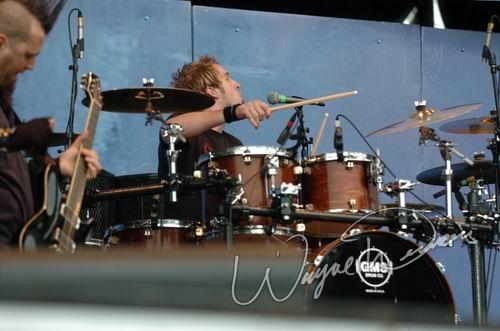 Three Days Grace at Rolling Rock Town Fair Latrobe, PA on July 31, 2004 &mdash; concert photo by Wayne Dennon