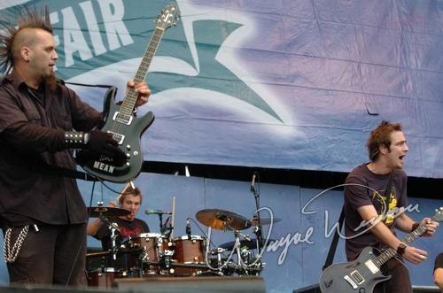 Three Days Grace at Rolling Rock Town Fair Latrobe, PA on July 31, 2004 &mdash; concert photo by Wayne Dennon