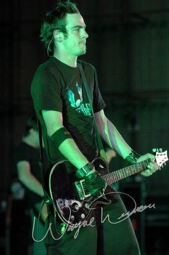 Three Days Grace at Riverbend Music Center Cincinnati, OH on August 2, 2004 &mdash; concert photo by Wayne Dennon