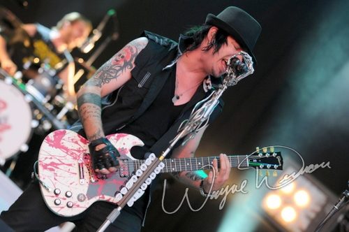 Three Days Grace at Catch the Fever festival grounds Pryor, OK on May 28, 2010 &mdash; concert photo by Wayne Dennon