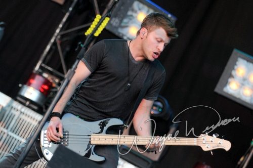 Three Days Grace at Catch the Fever festival grounds Pryor, OK on May 28, 2010 &mdash; concert photo by Wayne Dennon