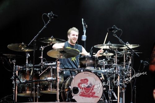Three Days Grace at Catch the Fever festival grounds Pryor, OK on May 28, 2010 &mdash; concert photo by Wayne Dennon