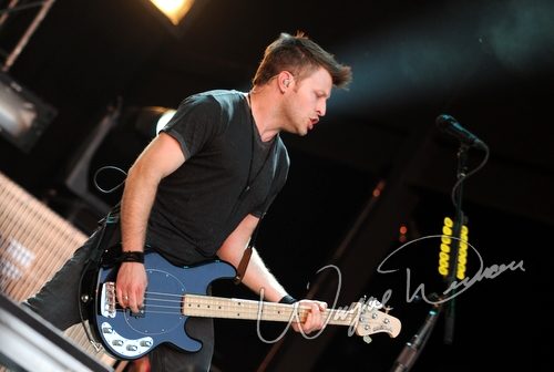 Three Days Grace at Catch the Fever festival grounds Pryor, OK on May 28, 2010 &mdash; concert photo by Wayne Dennon