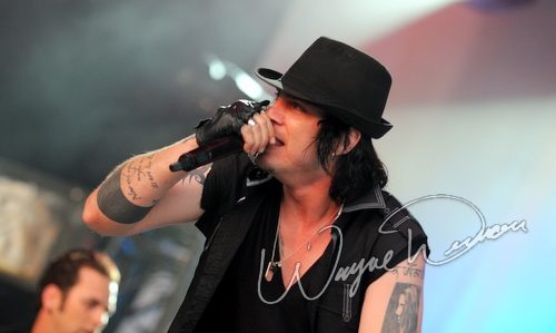 Three Days Grace at Catch the Fever festival grounds Pryor, OK on May 28, 2010 &mdash; concert photo by Wayne Dennon