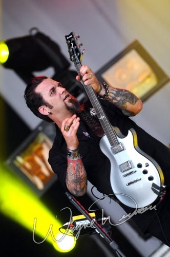 Three Days Grace at Catch the Fever festival grounds Pryor, OK on May 28, 2010 &mdash; concert photo by Wayne Dennon