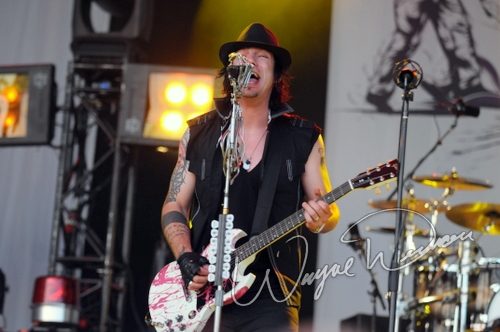 Three Days Grace at Catch the Fever festival grounds Pryor, OK on May 28, 2010 &mdash; concert photo by Wayne Dennon