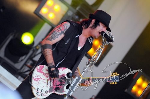 Three Days Grace at Catch the Fever festival grounds Pryor, OK on May 28, 2010 &mdash; concert photo by Wayne Dennon