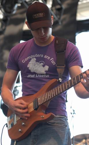 Trapt at Tower City Ampitheater Cleveland, OH on June 1, 2003 &mdash; concert photo by Wayne Dennon